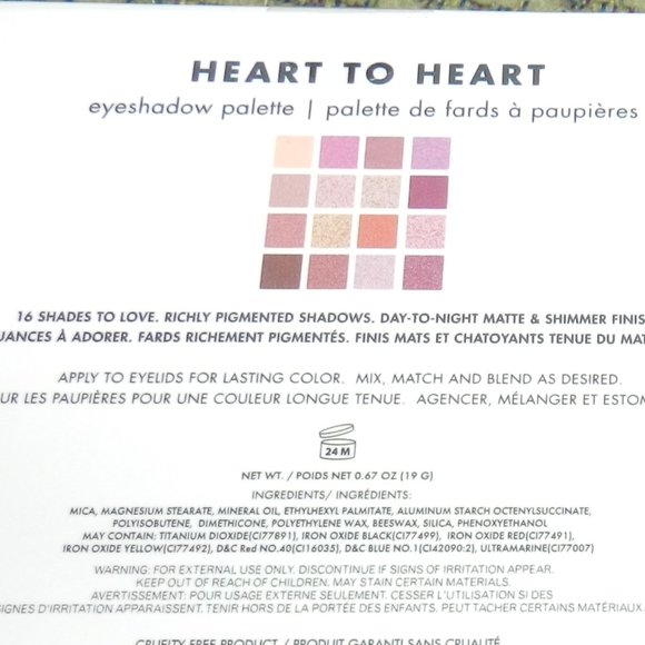 BCBGeneration Heart to Heart 16 pc Palette Shades to Love Day to Night NWT/NEW! - Picture 7 of 9
